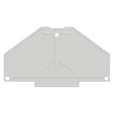 1211450000, PAP PRV/PPV4 GR End plate PRV/PPV4 Grey, Weidmuller