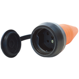 STEKO TPE-COUPLER TYP 15 ORANG, Mains Plug Orange CH / Type 15, Steffen