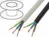 H05VV-F/3X1.5WH, Провод; OWY; круглая; многопров; Cu; 3G1,5мм2; ПВХ; белый; 300/500В, MANEX