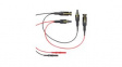5301195 Solar Clamp Meter Test Lead Set, MC4 / Banana Plug, 4 mm, 910mm, Black, Red