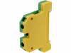 0661260000 EK 6/35, Соединитель: на рейку; Контактные группы:1; желто-зеленый, Weidmuller