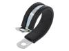 LKD1517 Хомуты; Oпетли: 30,2?31,8мм; W: 13мм; сталь; Материал корпуса: EPDM
