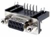 L77SDE09S1ACH4F, Гнездо; D-Sub; PIN:9; "мама"; Фиксация: винтами; угловой 90°; THT, Amphenol