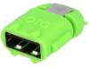 AA0067 Адаптер; OTG, USB 2.0; гнездо USB A, вилка micro USB B; зеленый