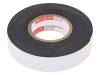 W963 PLYSAFE, 19MMX9,1M, Лента: электроизоляционная; черный; 19мм; L:9,1м; D:0,8мм; 950%, PLYMOUTH