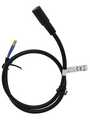 RND 205-01306, DC Connection Cable, 2.1x5.5x9.5mm Socket - Bare Ends, Straight, 500mm, Black, RND Connect