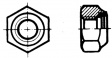 98506 Стопорная гайка с метрической резьбой M6