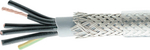 OLFLEX CLASSIC 110 CY 5G0,75 [100 м], Control Cable, 5 x 0.75 mm2, Shielded, Bare Copper Stranded Wire, Transparent, LAPP
