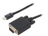 CC-MDPM-VGAM-6 Кабель; DisplayPort 1.1; 1,8м; черный; Мат-л внешн.оболочки: ПВХ