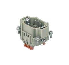 CDSHM 06 NC, male insert, 6 poles + PE, ILME