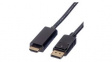 11.04.5788 Video Cable, DisplayPort Plug - HDMI Plug, 3840 x 2160, 5m