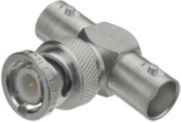 51S301-K00N5, T-Adapter BNC 2xfemale/1xmale 50 Ohm, Rosenberger connectors