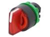 ZB5AK1343 Switch: rotary; 3-position; 22mm; red; Illumin: LED; IP66; O22mm