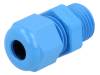 1.209.0702.14 Кабельный ввод; PG7; IP68; Мат-л: полиамид; синий; Серия: HSK-K