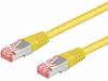 S/FTP6A-CU-010YL Patch cord; S/FTP; 6a; многопров; Cu; LSZH; желтый; 1м