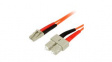 FIBLCSC2 Fibre Optic Cable Assembly 62.5/125 um OM1 Duplex LC - SC 2m
