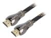 CCBP-HDMI8K-1M Кабель; HDMI 2.1; вилка HDMI,с обеих сторон; 1м; черный; 28AWG