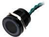 PS193P10Y21G24VL Переключатель: пьезоэлектрический; Положения: 2; SPST-NO; IP68