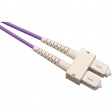 SCSCOM4DPU15 LWL-кабель OM4SC/SC 15 m фиолетовый