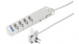 20 201214FC Outlet Strip 4 Type J (T13) White Type J (T12)