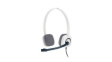 981-000350 Headset, H150, Stereo, On-Ear, 20kHz, Stereo Jack Plug 3.5 mm, White