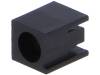 FIX-LED-313, Корпус LED; 3мм; полиамид; угловой; черный; UL94V-2; Кол-во диод:1, FIX&FASTEN