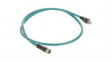 1201080010 Micro-Change (M12) to RJ-45 Double-Ended Cordset 4 Poles Female (Straight) to Ma