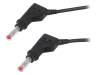 66.9407-10021, Соединительный провод; ПВХ; 1м; черный; 32А, Staubli (former Multi-Contact )