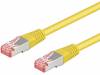 S/FTP6-CU-010YL Patch cord; S/FTP; 6; многопров; Cu; LSZH; желтый; 1м