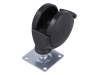 BPN 050 P32X32 Furniture wheel; V: torsional with lock, with mounting plate