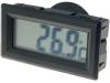 MOD-TEMP102A, Измеритель температуры на панель; LCD; -50?70°C; 28x52,5x15мм, AXIOMET