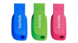 SDCZ50C-016G-B46T USB Stick, Pack of 3, Cruzer Blade, 16GB, USB 2.0, Blue/Green/Pink
