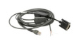 CBA-R13-S09EAR RS232 Cable, Nixdorf Beetle, 12V Direct Power,Coiled, 2m, Suitable for LI2208