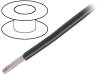 422607 BK005, Провод; UL1061; многопров; Cu; 26AWG; черный; ПВХ; 300В; 30,5м, Alpha Wire