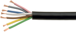 LIFYY 2X0,5 MM2 [100 м], Control cable, 2 x 0.5 mm2, Unshielded, Bare Copper Stranded Wire, Black, Kabeltronik