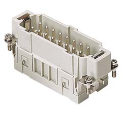 JSEM 16 N, male insert, 32 poles + PE (2 inserts), ILME