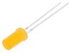 OSOOR5TK4A LED; 5мм; биполярный; оранжевый; 150-220мкд; 180°; Шаг:2,54мм
