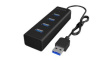 IB-HUB1409-U3 USB Hub, USB 3.0, 4x USB A Socket