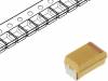 T491A335K010AT, Конденсатор: танталовый; SMD; 3,3мкФ; 10В; Корп: A; ±10%; -55?125°C, Kemet