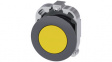 3SU10600JA300AA0 SIRIUS ACT Push-Button front element Metal, matte, yellow