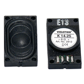 K 14.25, 8 OHM, Small loudspeaker 1.4 x 25 cm (0.5^ x 1^), 800 Hz, 8 Ohm,, Visaton