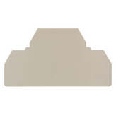 1674730000, ZAP/TW ZDK2.5-1.5 Partition plate 43x1.5x79mm Dark Beige, Weidmuller