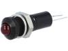 2693.8323, Индикат.лампа: LED; выпуклый; 24ВDC; Отв: O8мм; на печатную плату, Mentor