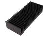 SK 622 100 SA, Радиатор: штампованный; ребристый; черный; L:100мм; W:250мм, Fischer Elektronik