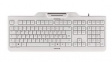 JK-A0100EU-0-Z- Keyboard with Built-In Chip Reader, LPK, KC100SCZ, EU US English with €/QWERTY, 