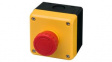 FB1W-YW1B-V4E01R Emergency Stop Switch Assembly, 1NC, Red / Yellow, IP65