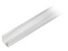 C2010000S, Профиль для LED модулей; накладной; натуральный; 1м; алюминий, TOPMET