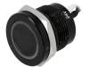 PS193P10Y21W24VT Переключатель: пьезоэлектрический; Положения: 2; SPST-NO; IP68