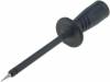 PRUEF2600SW, Измерительный щуп; 1000В; черный; Диам.конца:2мм; Длина:94мм, Hirschmann