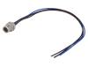 T4071017031-001 Разъем: M8; 0,2м; "мама"; PIN:3; на панель, гайка спереди; гнездо